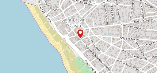 Le Bistro de L'Océan sur la carte