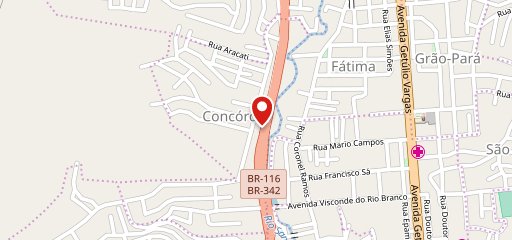 Bistrô el Gordim no mapa