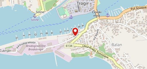 Restaurant Kalma Trogir sulla mappa