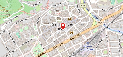 Kaffee Campus Krems sur la carte