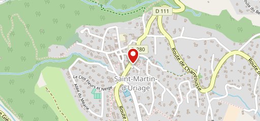 Bistro Lauris Saint Martin d'Uriage sur la carte