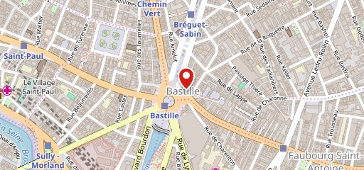 Bistro Régent Paris sur la carte