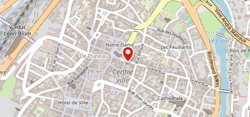 Bistro Régent Poitiers Centre sur la carte