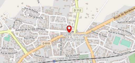 Bistro Régent Saint Vincent de Tyrosse sur la carte