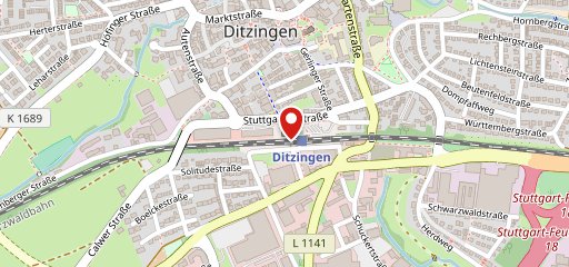 Bistro S6 ( Am Bahnhof Ditzingen) sur la carte