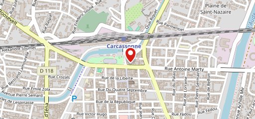 Le Bistro Carcassonne sur la carte