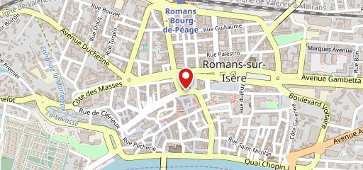 Le BistRomansgeur sur la carte