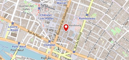 Bistrot Beaubourg sur la carte