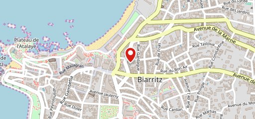 Le Bistrot Biarrot sur la carte