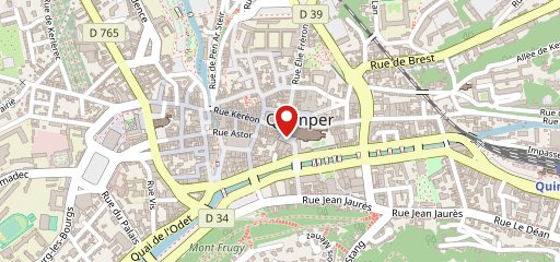 Le Bistrot De La Cathédrale Quimper sur la carte