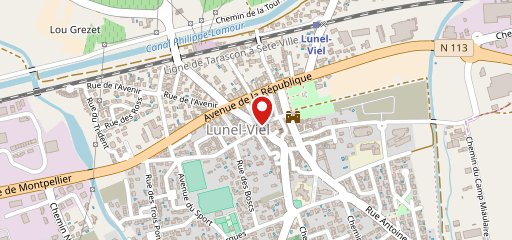 bistrot de la place sur la carte