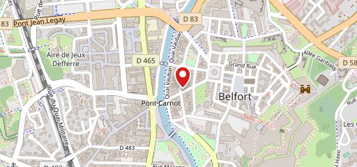 Bistrot des Moines à Belfort sur la carte