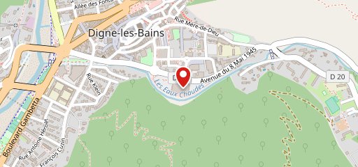 Intermarché SUPER Digne Les Bains en el mapa