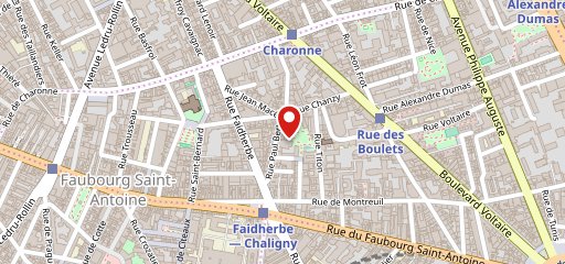 Bistrot Paul Bert sur la carte