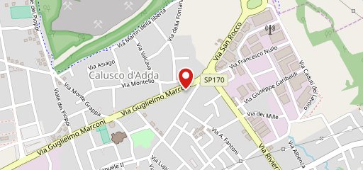 Pizzeria Trattoria Bar Black Jack sulla mappa