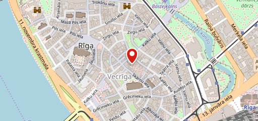 Bar "Riga Black Magic" sur la carte