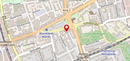 BLOCK HOUSE Wandsbek sur la carte