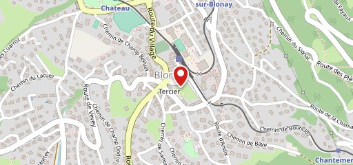 Le Blonay's sur la carte