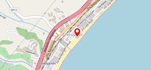 Bar-gelateria Sea Blue sulla mappa