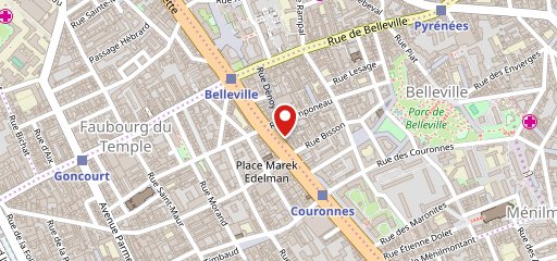 BLV Belleville sur la carte