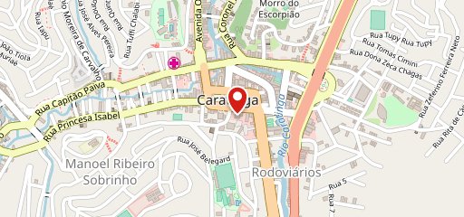 Bob's Burger - Caratinga Centro no mapa