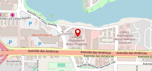 Centro Empresarial Barra Shopping no mapa