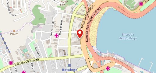 Bob's Burger - Praia de Botafogo no mapa