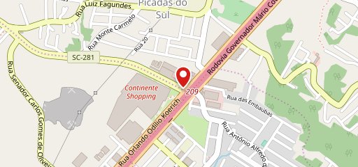 Bob's Shakes - Continente Park Shopping no mapa