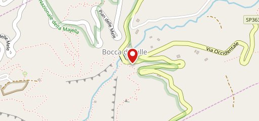 Bocca di Valle sulla mappa