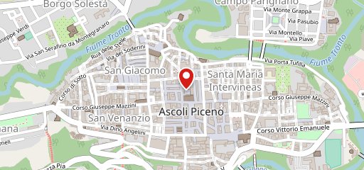 Boccascena Cibo Vino Caffè Ascoli Piceno sulla mappa