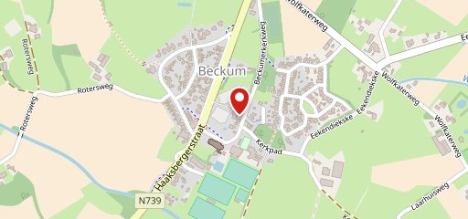 Het Wapen van Beckum sur la carte