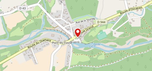 Bois de cœur sur la carte