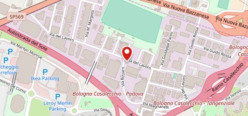 bologna viale del lavoro sulla mappa