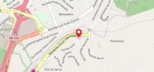 Boníssima Vila da Serra no mapa