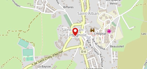 Auberge Saint Jacques sur la carte