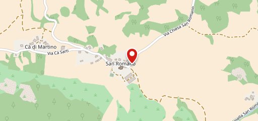 Borgo San Romano sur la carte