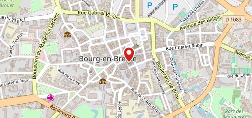 Boston Tavern Bourg sur la carte