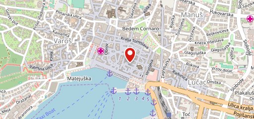 Bota Šare Split - Oyster & sushi bar sulla mappa