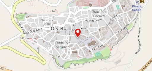 Bottega Vèra Orvieto sur la carte