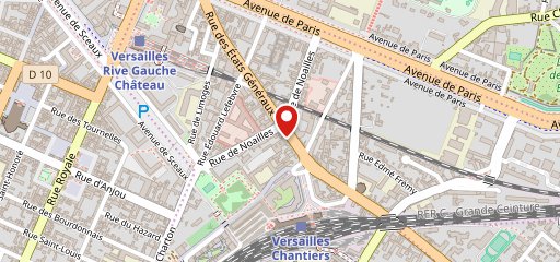 Boucherie Collet Versailles sur la carte