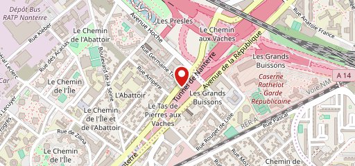 Les douceurs de Nanterre sur la carte