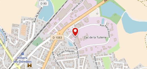 Boulangerie artisanale de la tuilerie sur la carte