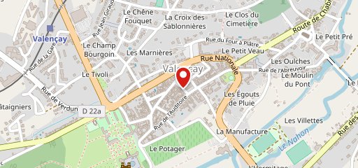 boulangerie de la halle sur la carte