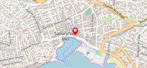 Boulangerie du Port Sanary sur la carte