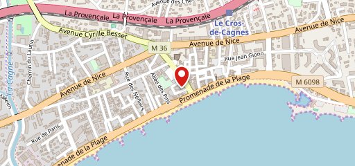 Boulangerie De La Plage sur la carte