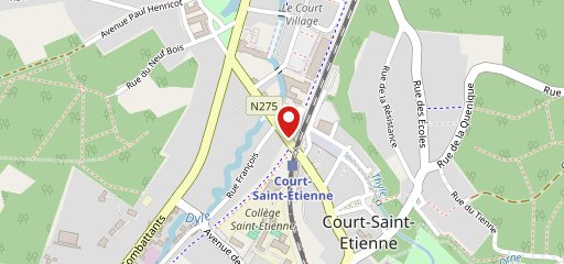 Demaret Court-St-Etienne sur la carte