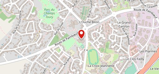 Boulangerie Favreau, La Croix Jeannette, Bouguenais sur la carte