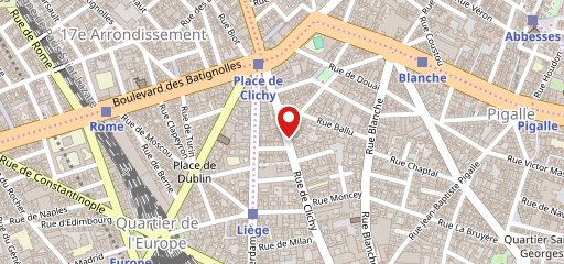 Boulangerie Gana Clichy sur la carte