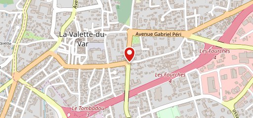 Boulangerie Texier La Valette Centre sur la carte