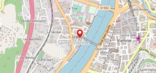 Boulangerie Saint Colombe sur la carte